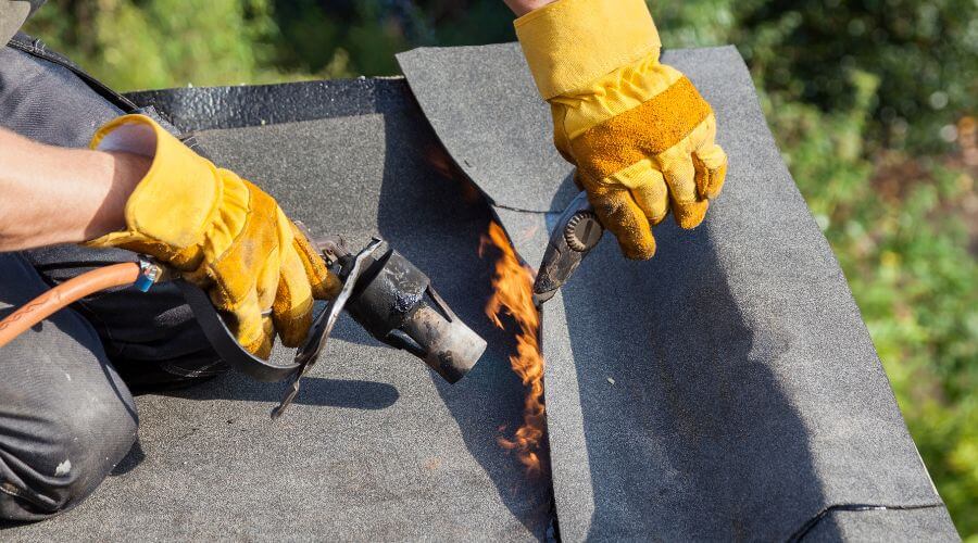 Professional gutter cleaning in Marston, MO